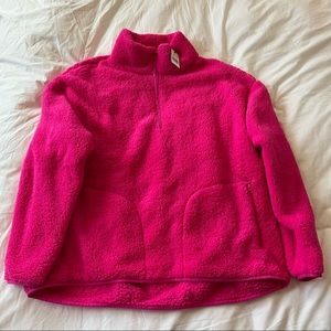 NWT hot pink Sherpa